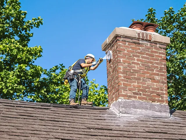 Highland Chimney Sweep performing an inspection with advanced tools in Highland, CA