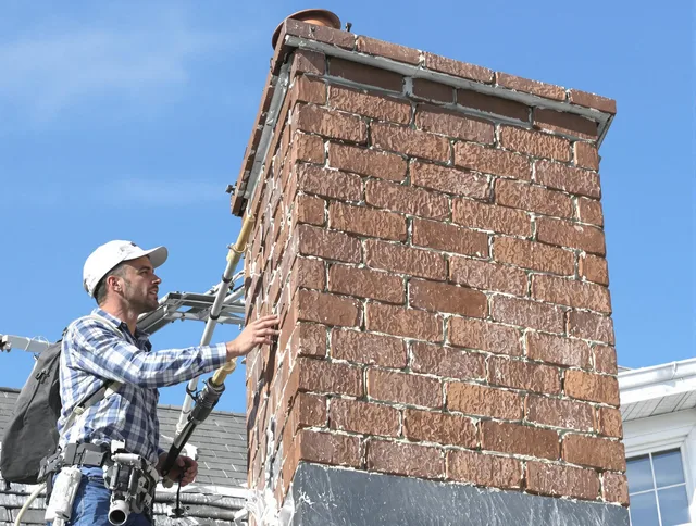 Brickwork for a chimney rebuild by Highland Chimney Sweep in Highland, CA