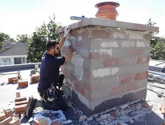 Advanced chimney repair process by Highland Chimney Sweep in Highland, CA