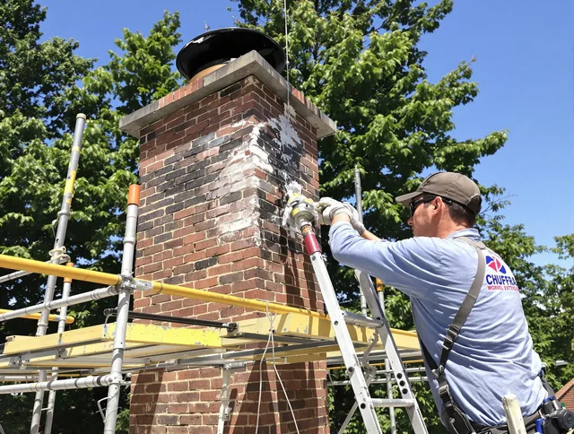 Structural chimney repair by Highland Chimney Sweep in Highland, CA